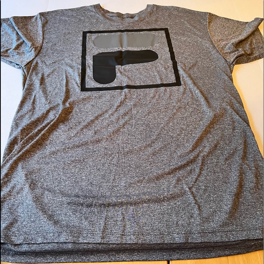 Fila Grey Workout Shirt Men size XL